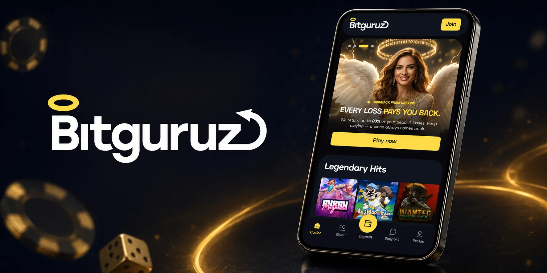 BitGuruz Casino App Screenshot